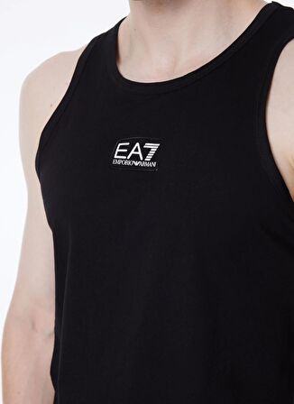 EA7 Bisiklet Yaka Siyah Erkek T-Shirt 3DPH06PJ02Z