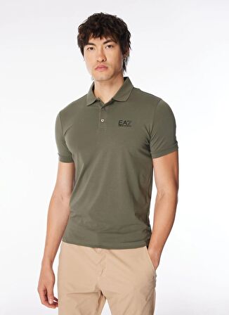 EA7 Haki Erkek Polo T-Shirt 8NPF04PJM5Z
