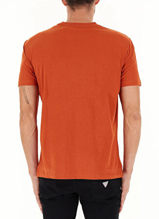 Armani Exchange Bisiklet Yaka Baskılı Kum Erkek T-Shirt 6DZTHF ZJH4Z 1498