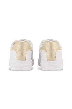 Kadın Kabartma Monogram Desenli Sneaker - Beyaz | 38,5