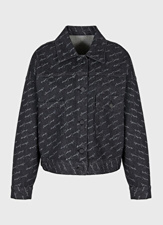 Armani Exchange Siyah Kadın Denim Ceket 6DYB20