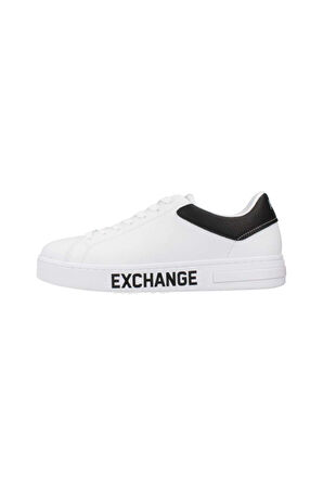 Erkek Yazı Logo Sneaker - Beyaz | 45