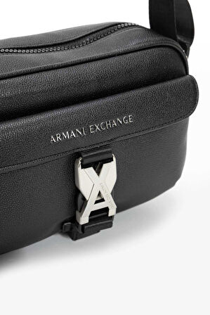 Armani Exchange Erkek Reporter Çanta Siyah