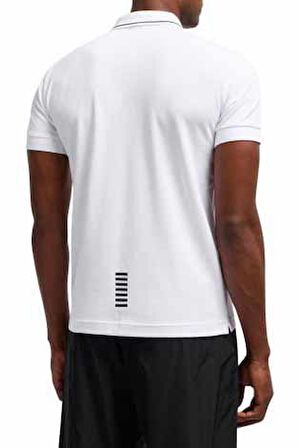 Erkek Ea7 Polo Yaka T-Shirt - Beyaz | L
