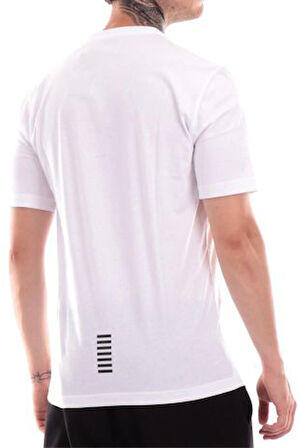 Erkek Ea7 Bisiklet Yaka T-Shirt - Beyaz | XL
