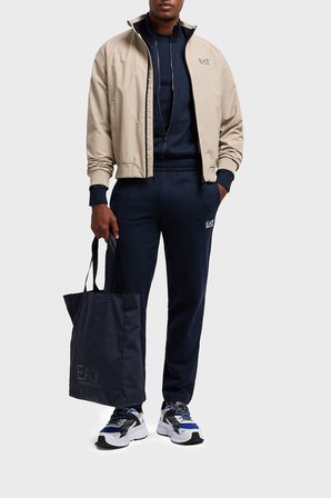 EA7 Logolu Regular Fit Fermuarlı Cepli Spor Erkek Eşofman Takımı EŞOFMAN TAKIMI 8NPV61 PJVRZ 1562 LACİVERT