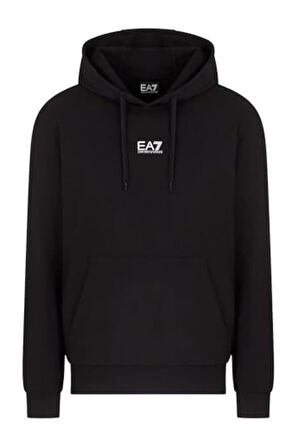 Erkek Ea7 Kapüşonlu Sweatshirt - Siyah | XL