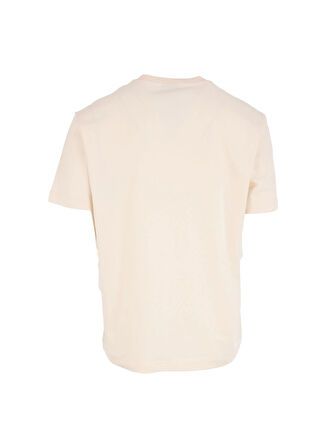 EA7 Bisiklet Yaka Ekru Erkek T-Shirt 7M000002AF11970