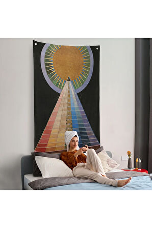 Hilma af Klint - Altarpiece, Grup X, Sayı 1 Duvar Örtüsü-8058