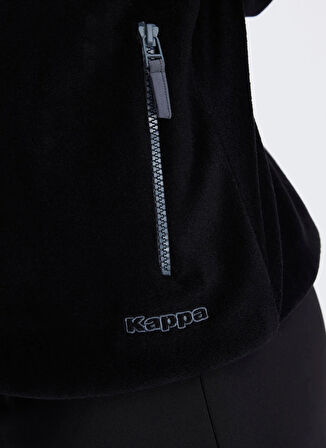 Kappa Düz Siyah Erkek Polar Sweatshırt 361V8HW BERIT