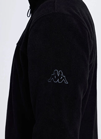 Kappa Düz Siyah Erkek Polar Sweatshırt 361V8HW BERIT