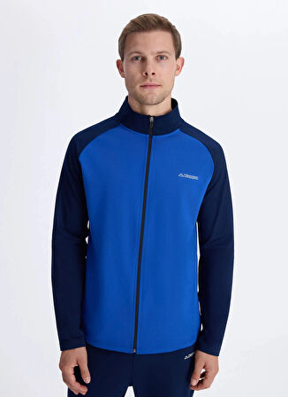 Kappa Zip Ceket, XL, Mavi