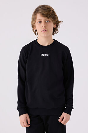 Kappa Çocuk Sweatshirt 361U7VW Siyah