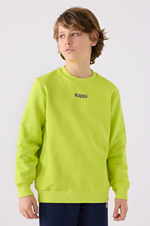 Kappa Çocuk Sweatshirt 361U7VW Fıstık Yeşil