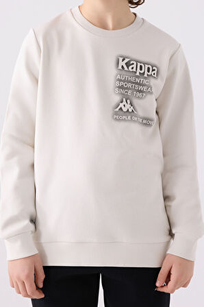 Kappa Çocuk Sweatshirt 361U7WW Taş