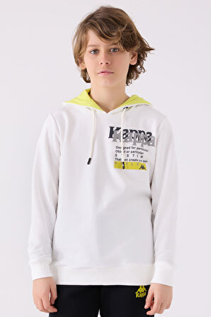 Kappa Çocuk Sweatshirt 361W1IW Krem