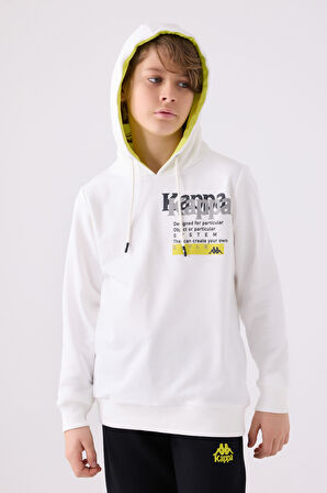 Kappa Çocuk Sweatshirt 361W1IW Krem