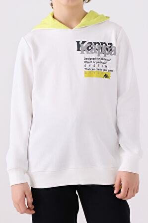 Kappa Çocuk Sweatshirt 361W1IW Krem