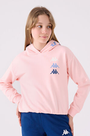 Kappa Çocuk Sweatshirt 361X17W Açık Pembe