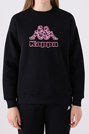 Kappa Çocuk Sweatshirt 321Z38W Siyah