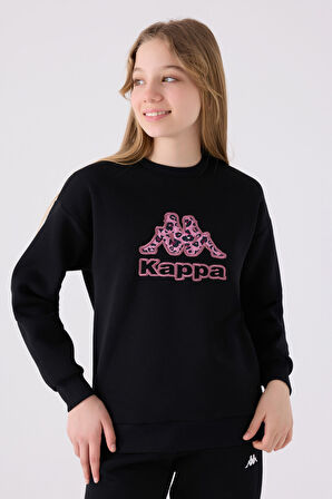 Kappa Çocuk Sweatshirt 321Z38W Siyah