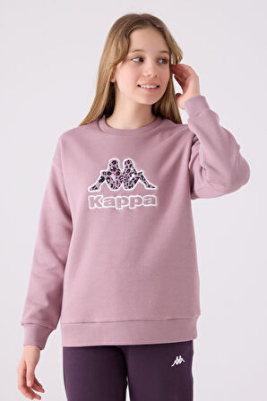 Kappa Çocuk Sweatshirt 321Z38W Koyu Leylak