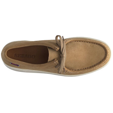 SEBAGO Erkek Kauçuk Tabanlı Süet Yüzeyli Şık ve Günlük Kullanıma Uygun Bej Sneaker 78116YW 906SE