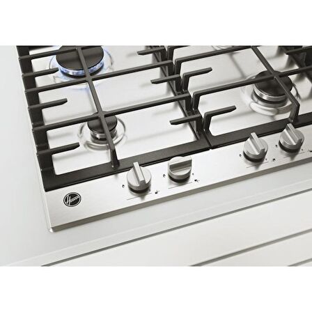 Hoover HHG6BRK3X H-Hob 300 Gas Inox Ankastre Ocak