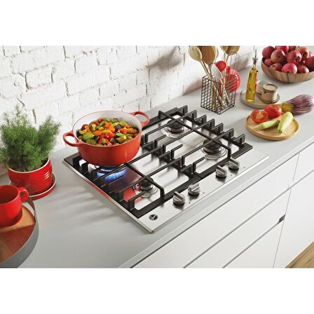 Hoover HHG6BRK3X H-Hob 300 Gas Inox Ankastre Ocak