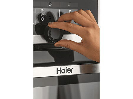 HAIER HWO60SM2F3XH Wi-Fi + Bluetooth Bağlantılı Ankastre Fırın Siyah