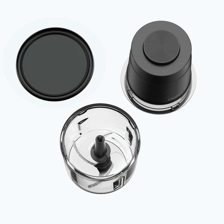 Haier Cam Hazneli Doğrayıcı 550W 4 Bıçaklı Rondo Mutfak Robotu HCH5B1/1 