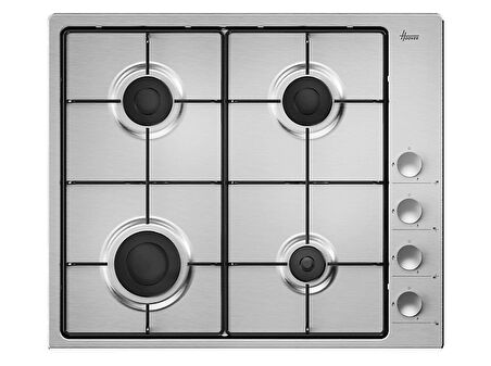 HOOVER HHW6LMX/TK 4 Gözlü Ankastre Ocak Inox