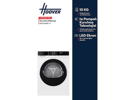 HOOVER HGD 10N1BC-17 10 kg Isı Pompalı Kurutma Makinesi
