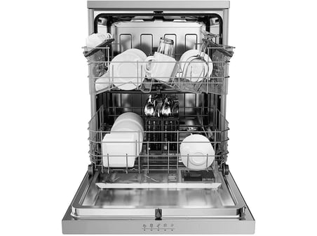 HOOVER Hf 4D9L0X-17 D Enerji Sınıfı 14 Kişilik 5 Programlı Wi-Fi Bağlantılı Bulaşık Makinesi Inox