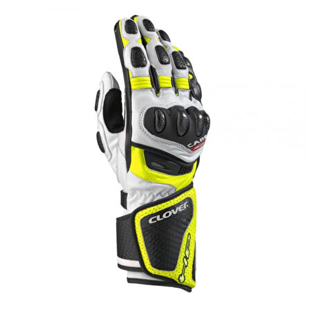Clover RS-8 Kanguru Derisi Sarı/Beyaz Eldiven