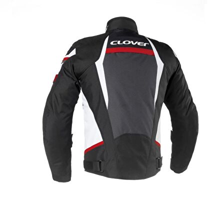 Clover Airblade-3 Kısa Kadın Mont - Siyah / Kırmızı