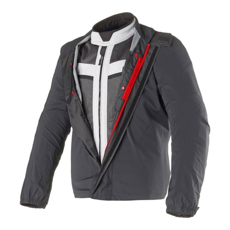 Clover Ventouring-4 WP Korumalı Kadın Motosiklet Montu Gri  Siyah  Kırmızı