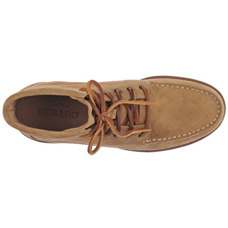 SEBAGO Erkek Kauçuk Tabanlı Süet Yüzeyli Şık ve Günlük Kullanıma Uygun Bej Sneaker 76111SW 906SE