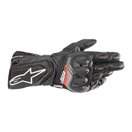Alpinestars SP-8 V3 Korumalı Motosiklet Eldiveni Siyah  Beyaz