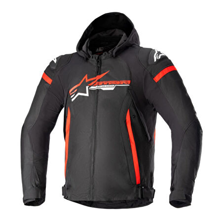Alpinestars Zaca Korumalı Motosiklet Montu Siyah  Kırmızı