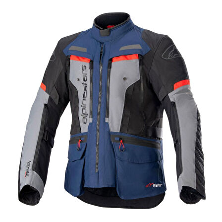 Alpinestars Bogota Pro Drystar Korumalı Motosiklet Montu Mavi  Kırmızı