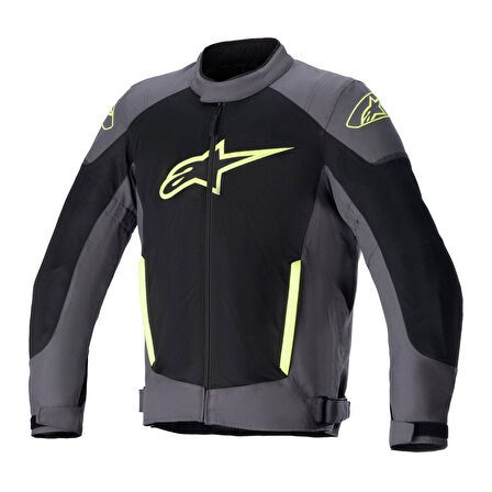 Alpinestars T-SP X SuperAir Yazlık Korumalı Motosiklet Montu Siyah  Gri  Sarı