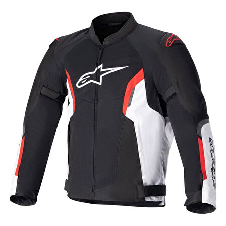 Alpinestars AST V2 Air Yazlık Korumalı Motosiklet Montu Siyah  Beyaz  Kırmızı