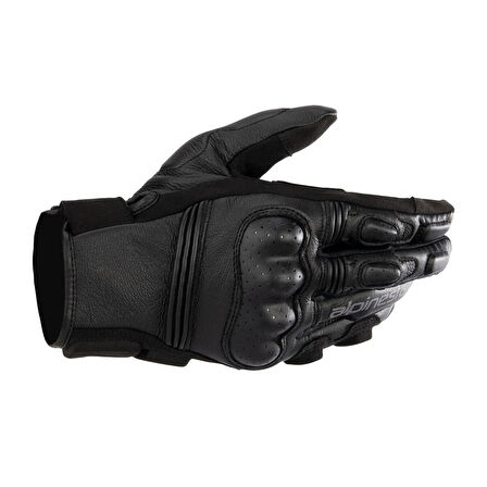 Alpinestars Stella Phenom Deri Korumalı Kadın Motosiklet Eldiveni Siyah