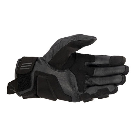 Alpinestars Stella Phenom Deri Korumalı Kadın Motosiklet Eldiveni Siyah