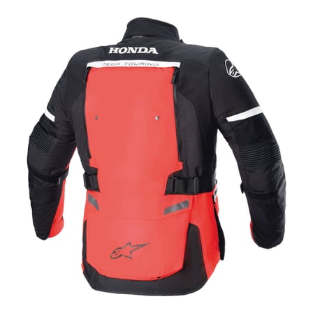 Alpinestars Honda Bogota PRO Drystar Korumalı Motosiklet Montu Kırmızı  Siyah