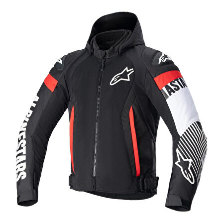 Alpinestars Zaca Air Yazlık Korumalı Motosiklet Montu Siyah  Beyaz  Kırmızı
