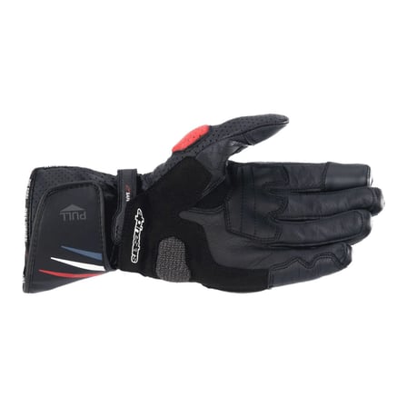 Alpinestars Honda SP-8 V3 Korumalı Motosiklet Eldiveni Siyah  Kırmızı  Beyaz  Mavi