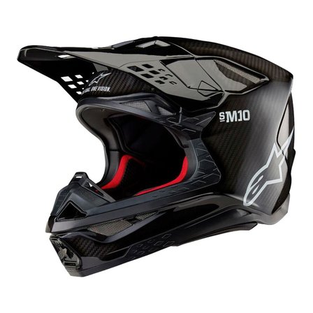 Alpinestars Supertech M10 Off-Road Kaskı Siyah  Beyaz