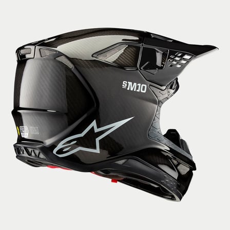 Alpinestars Supertech M10 Off-Road Kaskı Siyah  Beyaz